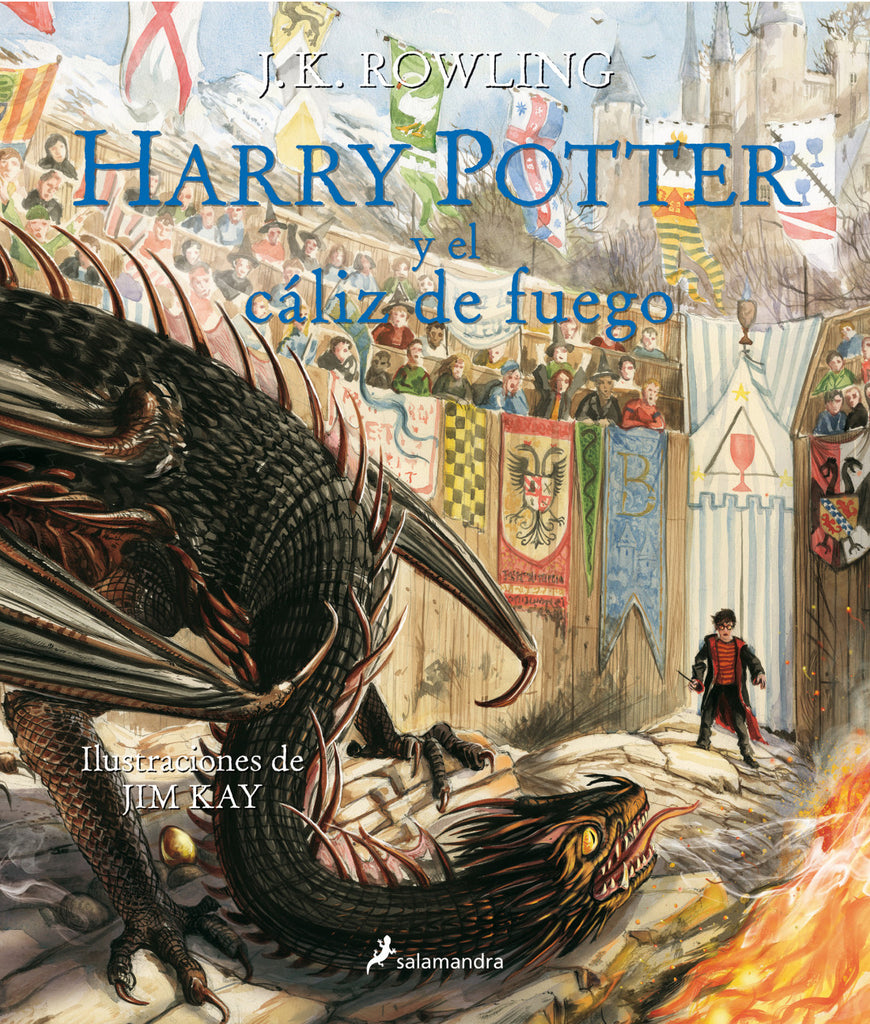 Harry Potter y el cáliz de fuego - Ilustrado - J.K. Rowling - Salamandra