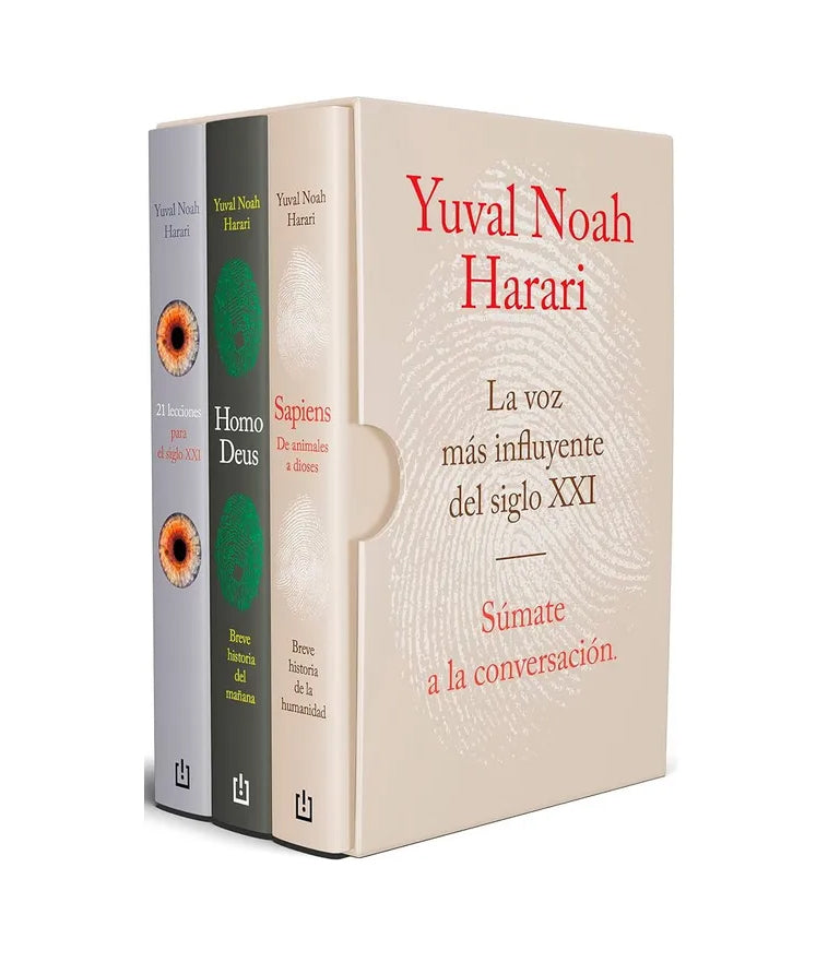 Estuche Harari (Sapiens; Homo Deus; 21 lecciones para el siglo XXI) - Yuval Noah Harari - DEBOLS!LLO