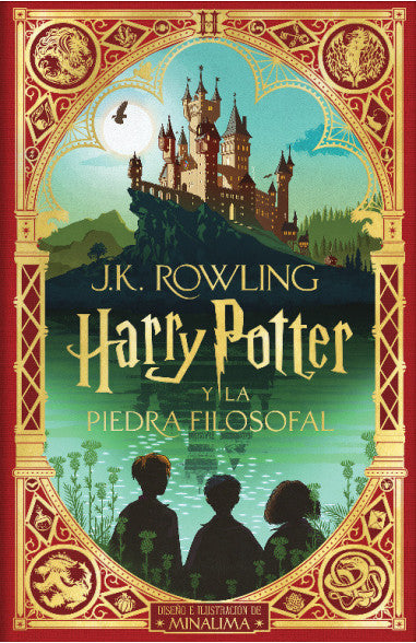 Harry Potter y la piedra filosofal - Ilustrado [Tapa dura] - J.K. Rowling - Salamandra