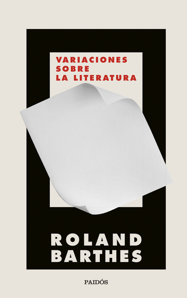 Variaciones sobre la literatura - Roland Barthes - PAIDÓS