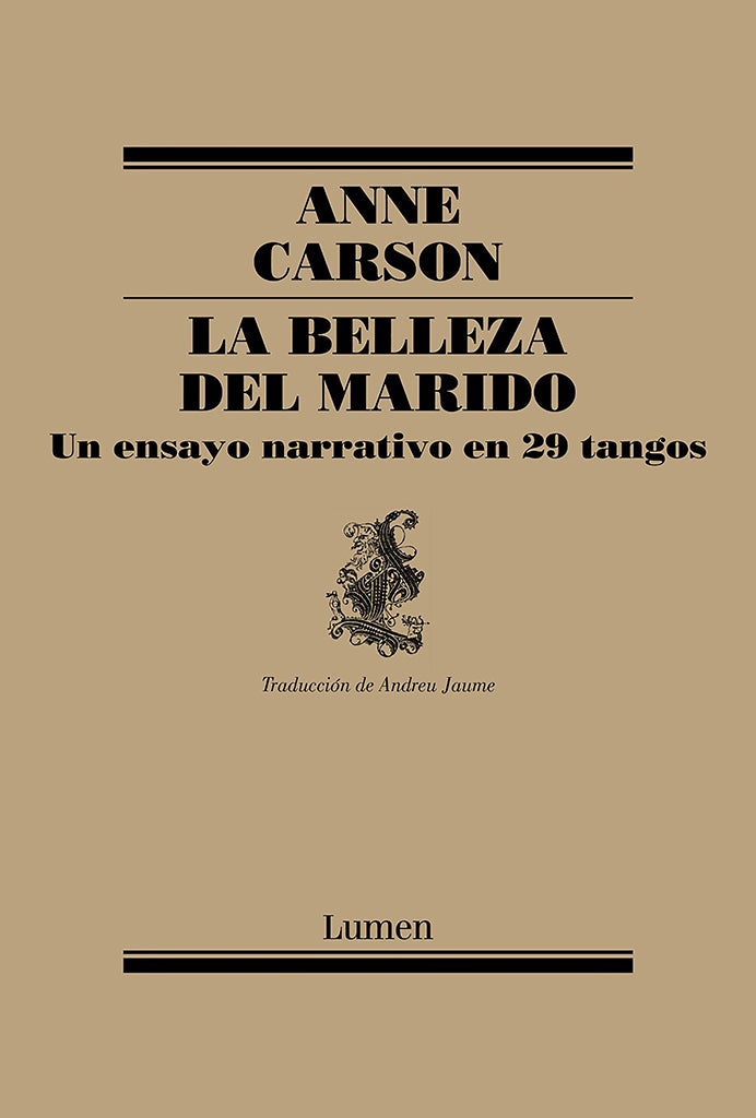 Poesía La belleza del marido Lumen año publicación 2001 224 páginas